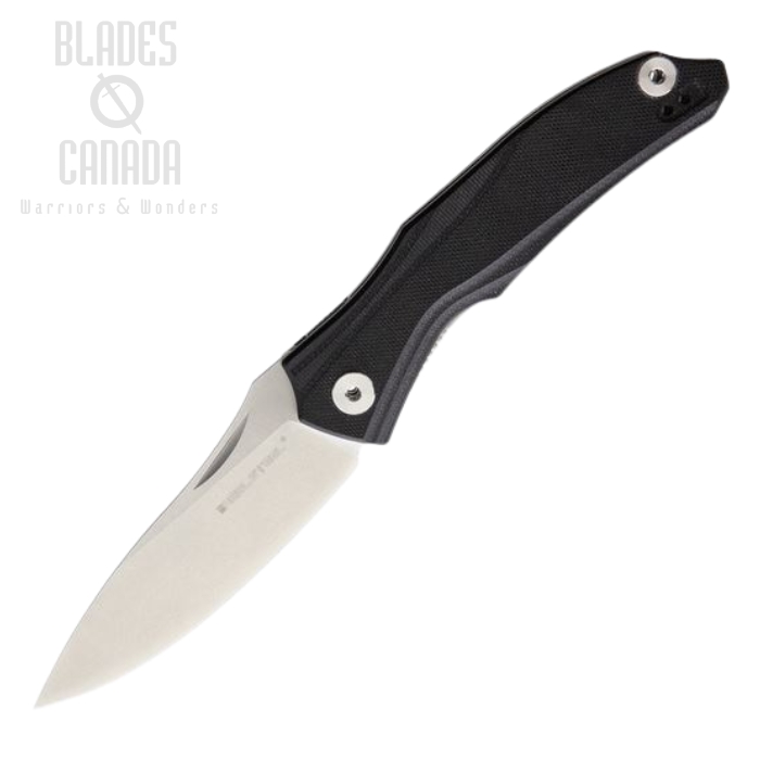 Real Steel Horus E802 Folding Knife, 14C28N, G10 Black, 7433